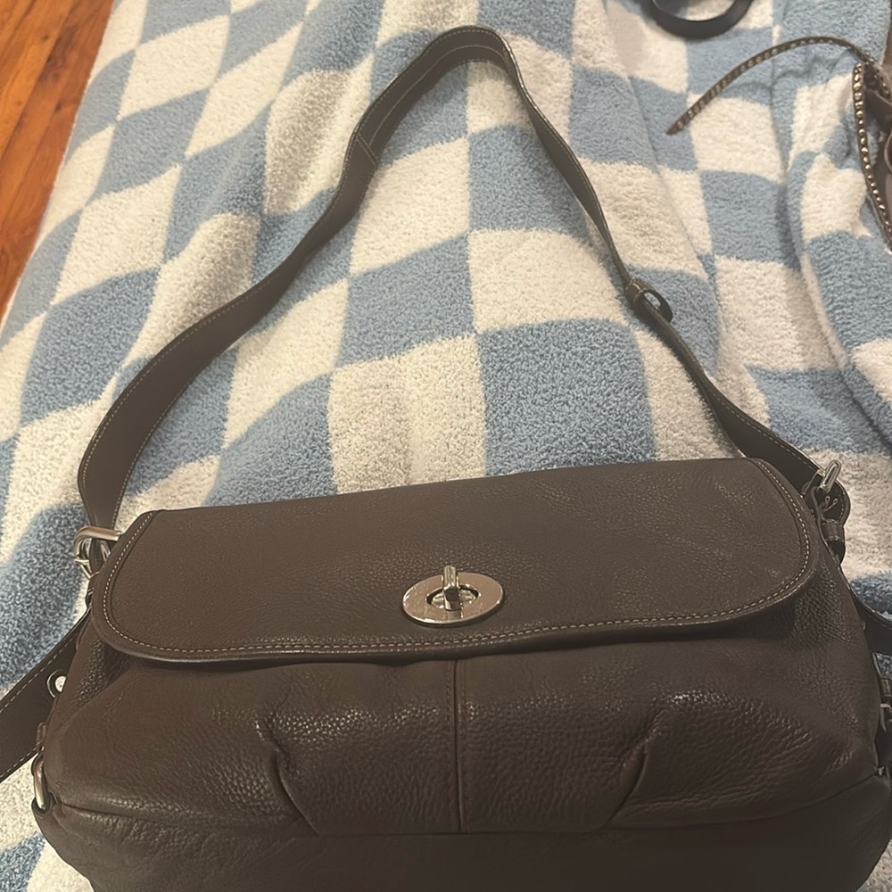 Women’s brown coach bag